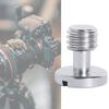 3/8inch Camera Quick Release Screws Stainless Steel D Shaft Screw Adapter for Tripods and DSLR Accessory