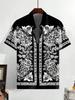 3D Printed Floral Men's Shirt Neutral Fashion New Summer Casual Fresh Style Oversized Breathable Lapel Button Hawaiian Shirt