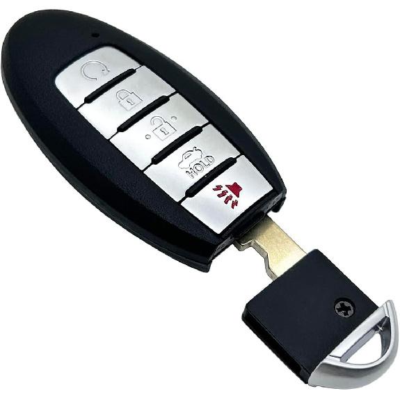 Smart Replacement Key Fob Cover Case fit for Nissan Altima Sentra Rogue Pathfinder Murano Armada Maxima Versa Infiniti QX60 QX50 QX70 JX35 Keyless