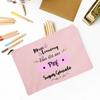 The Influence of Teacher Will Last for A Lifetime Print Makeup Bag Travel Toiletry Bag Pencil Case Stationery Bags Teachers Gift