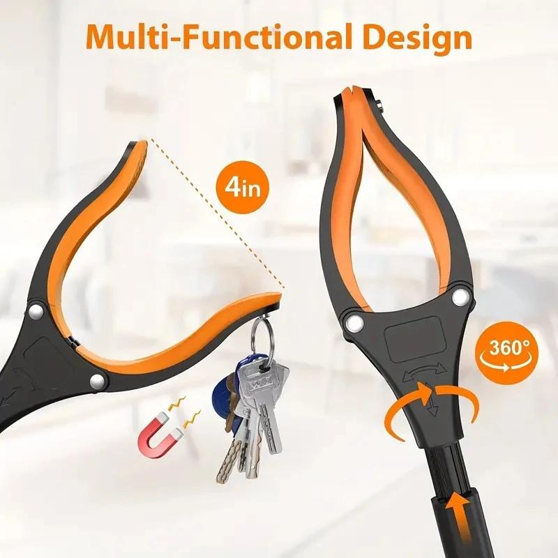 Foldable magnetic garbage clamp garbage clamp cigarette holder arancione
