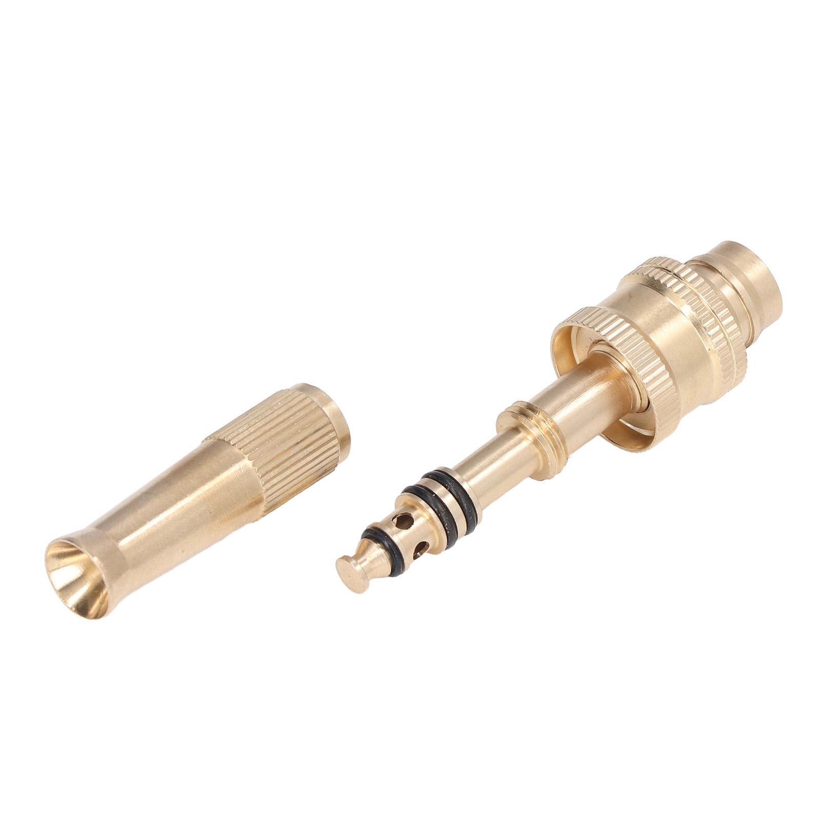 

Water Hose Nozzle G1 2 Internal Thread High Pressure Resistant 15mm Outlet Diameter Adjustable Spray Jet Nozzle