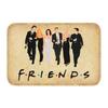 Funny TV Show Friends Collage Front Floor Door Entrance Mats Indoor Bathroom Kitchen Doormat Toilet Carpet Rug