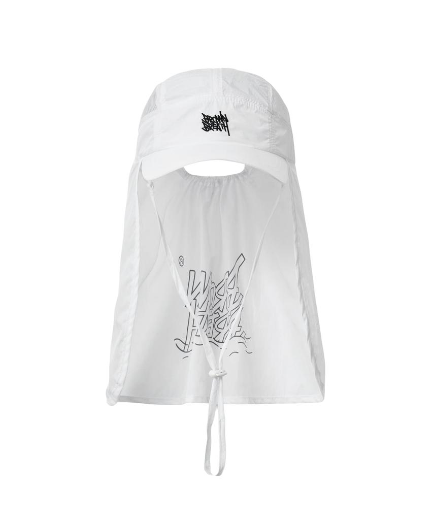 Beulaunbeuleseukijeu Kids Tag Flap Cap - Ivory