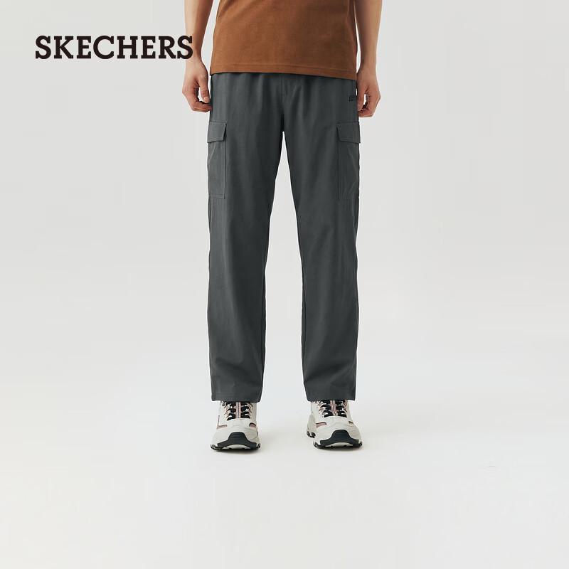 Skechers Men s Moisture-Wicking Loose Straight-Leg Casual Pants M
