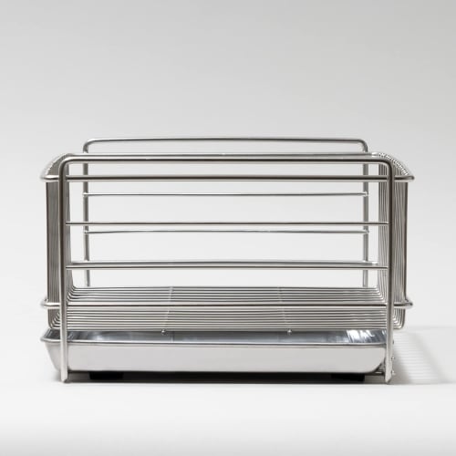 PEARL METAL Mini Stainless Steel Draining Basket, At Aqua, HB-3938, Silver