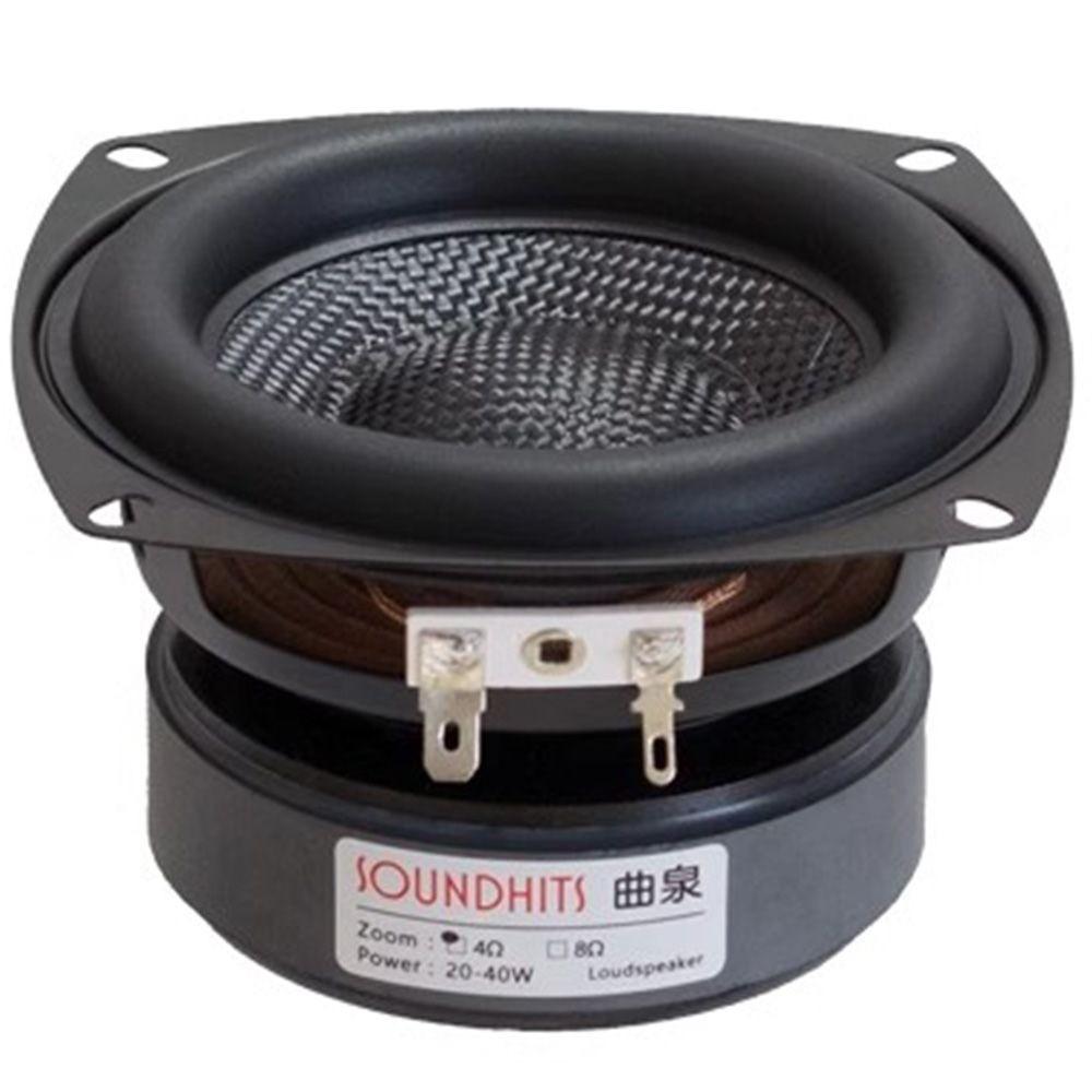 1PC 4 Inch 50W 4Ohm 8OhmTreble Subwoofer For Speaker Fiberglass Fabric Bass Speaker Long-Stroke Speaker