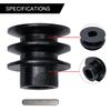 20 mm Hål Spårremskiva A Rem för Motor Robust och Stadig Design