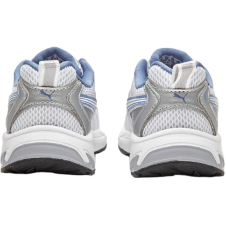 PUMA Comfortable Versatile Durable Low-Top Casual Shoes Kids sneaker Silver White 393793-07