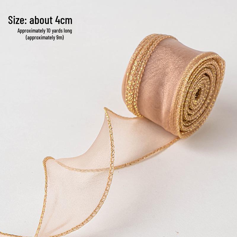 Elegant Fishtail Silk Ribbon for Cake and Bouquet Decoration