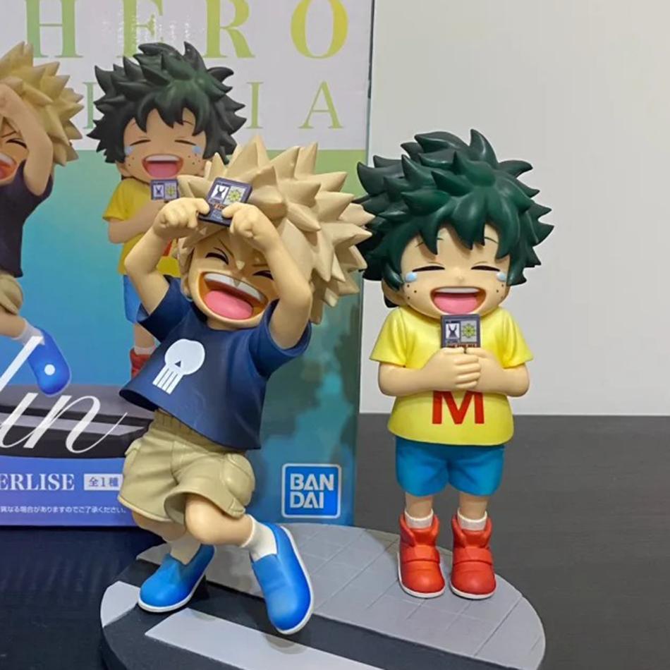 Original My Hero Academia Lzuku Midoriya Katsuki Bakugo Figure Anime Model Toy Childhood Decoration Doll Birthday Gift