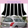 For Peugeot Swtouring 6pcsset 308 20072014 Car Door Window Pillar Center Post Trim Stickers Black Auto Styling Accessories