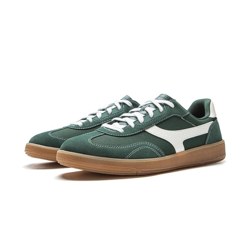 Li Ning YUNCHUAN 2 Slip Resistant, Abrasion Resistant, Lightweight Low Top German Army Trainers Men's Dark Green AGCV337-7