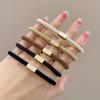 High Elasticity Hair Tie: Versatile Rubber Band Scrunchie for Women & Girls 2025