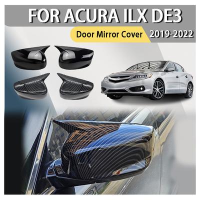 Car Upgrade Car Rearview Accessories Bull-Horn Door Mirror Cover For Acura ILX DE3     Car Decoration