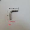 304 Stainless Sanitary 45 Degree 90 Degree Elbow Lengthen Seamless Pipe Welding Pipe Fitting