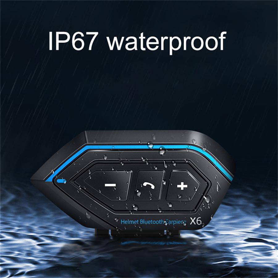 Motorcycle ATV English Version Helmet Bluetooth Headset Intercom Stereo Headset