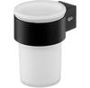 Bisk Futura Black 02959 Toothbrush Holder for the Bathroom