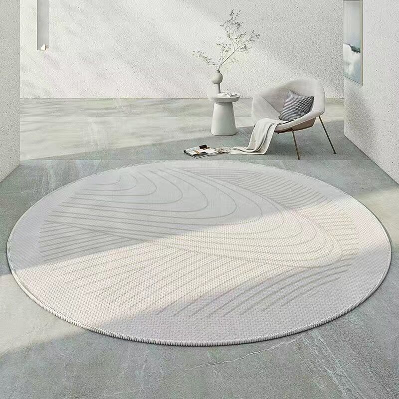Nordic Circular Carpet Resistant To Dirt and Easy To Maintain Decorative Carpet Household Sofa Coffee Table Carpet