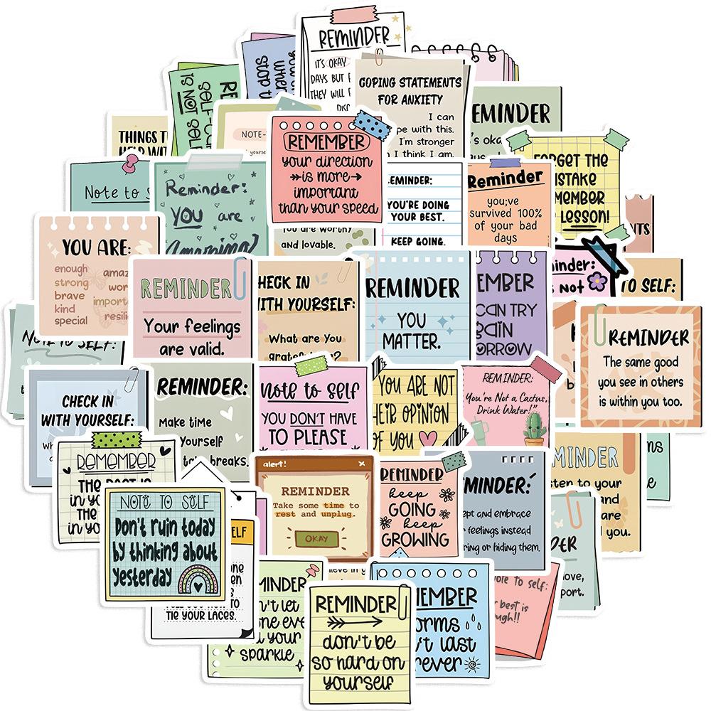 

50 Напоминаний Серия Липкие Заметки Граффити Наклейки Гитара Блокнот Чемодан DIY Водонепроницаемый