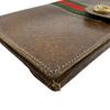 GUCCI Sherry line leather Purse Brown leather Used