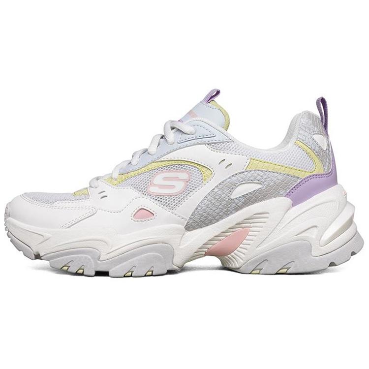 (WMNS) Skechers Stamina V2 low Running Shoes GS White/Purple Women s 896004-WMLT EU 35.5