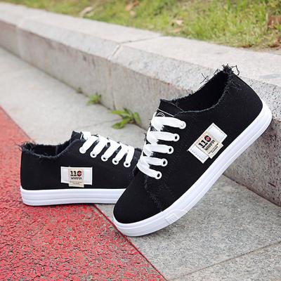 Verano otoño nuevos zapatos casuales zapatos de lona de mujer transpirables zapatos blancos pequeños estudiante plantilla plana