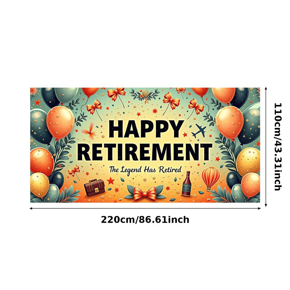 

Happy Retirement Airplane Decoration Balloon Elements Retirement Celebration for Party Decoration Event Decoration Indoor Use