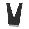 2 Inch Rubber V Block Black Boat Trailer Bow Stop Block V Style Trailer Rubber Stoppers for Yachts Caravans