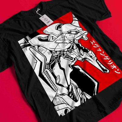 Neon Genesis Evangelion T-Shirt Eva Shirt Asuka Tshirt Ayanami Tee Mari Misato BB567