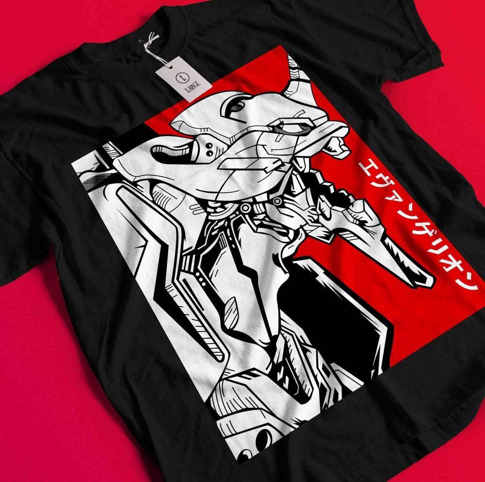 

Neon Genesis Evangelion T-Shirt Eva Shirt Asuka Tshirt Ayanami Tee Mari Misato BB567 2XL