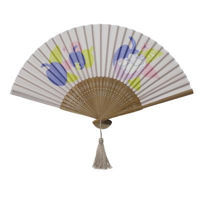 Moomin Folding Fan In a Perfect As a Gift Box, (10. Pilvi)