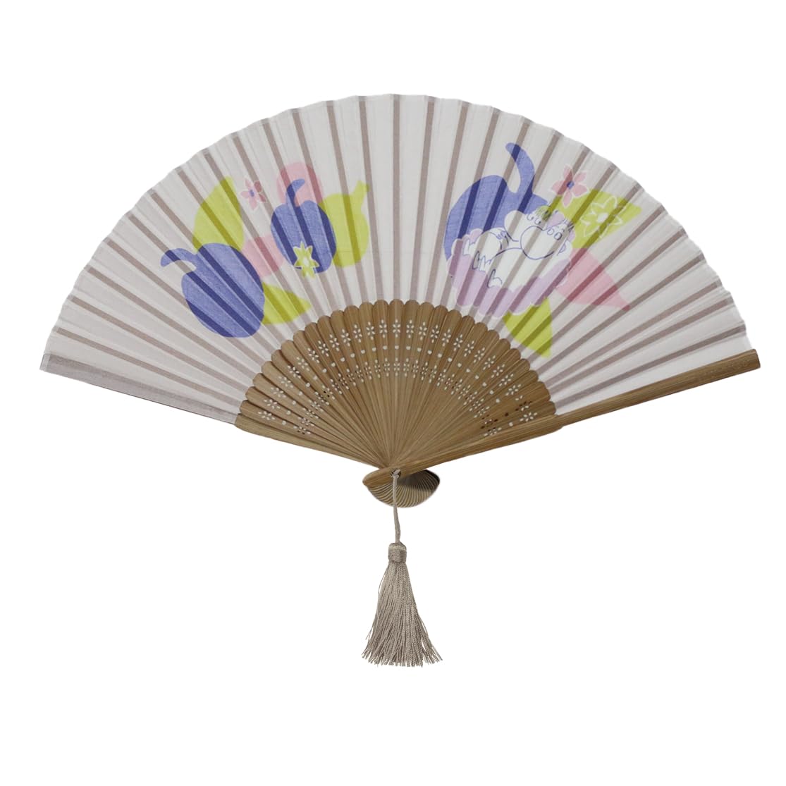 

Складной веер Муми-тролль в идеальной подарочной коробке, (10. Облако)