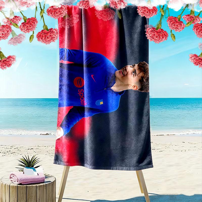 Gavi Print Beach Towel, Large Soft Quick Dry Towel for Beach Camping Swimming