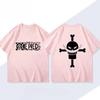 2026 ONE PIECE Animation Derivatives White Beard Edward·Newgate Printed Short Sleeve T-shirt Unisex's Women's Fashion Cotton Top