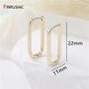 New Simple Gold Plated Brass Hoop Earrings For Women Trendy Round Circle Huggie Earring Party Jewelry Gift