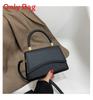 Street Style Pu Small Square Bag For Women With Stitch Detailing For Daily Use