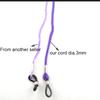 12pcs-1set Glasses Lanyard Fashion Colored Nylon Glasses Rope Sunglasses Reading Glasses Anti-slip Chain Sunglasses Chain