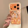 Cute Puppy Magnetic Heart-Shaped Phone Case for iPhone 16, iPhone 17, and iPhone 17 Pro Max