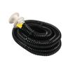 Bilge Pump Hose Installation Kit 2pcs Clamps 6ft Hose Thru Hull Connector for Boats PVC Flexible Bilge Pump Hose Kit