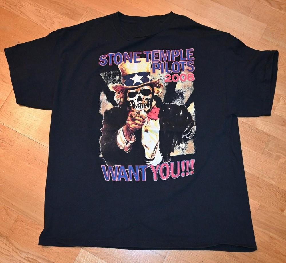 

STONE TEMPLE PiLOTS Tour Cotton Black Unisex All SIze Tshirt Unisex T-Shirt XXL