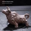 Handmade Large Purple Clay Ox Tea Pet for Kung Fu Tea Ceremony