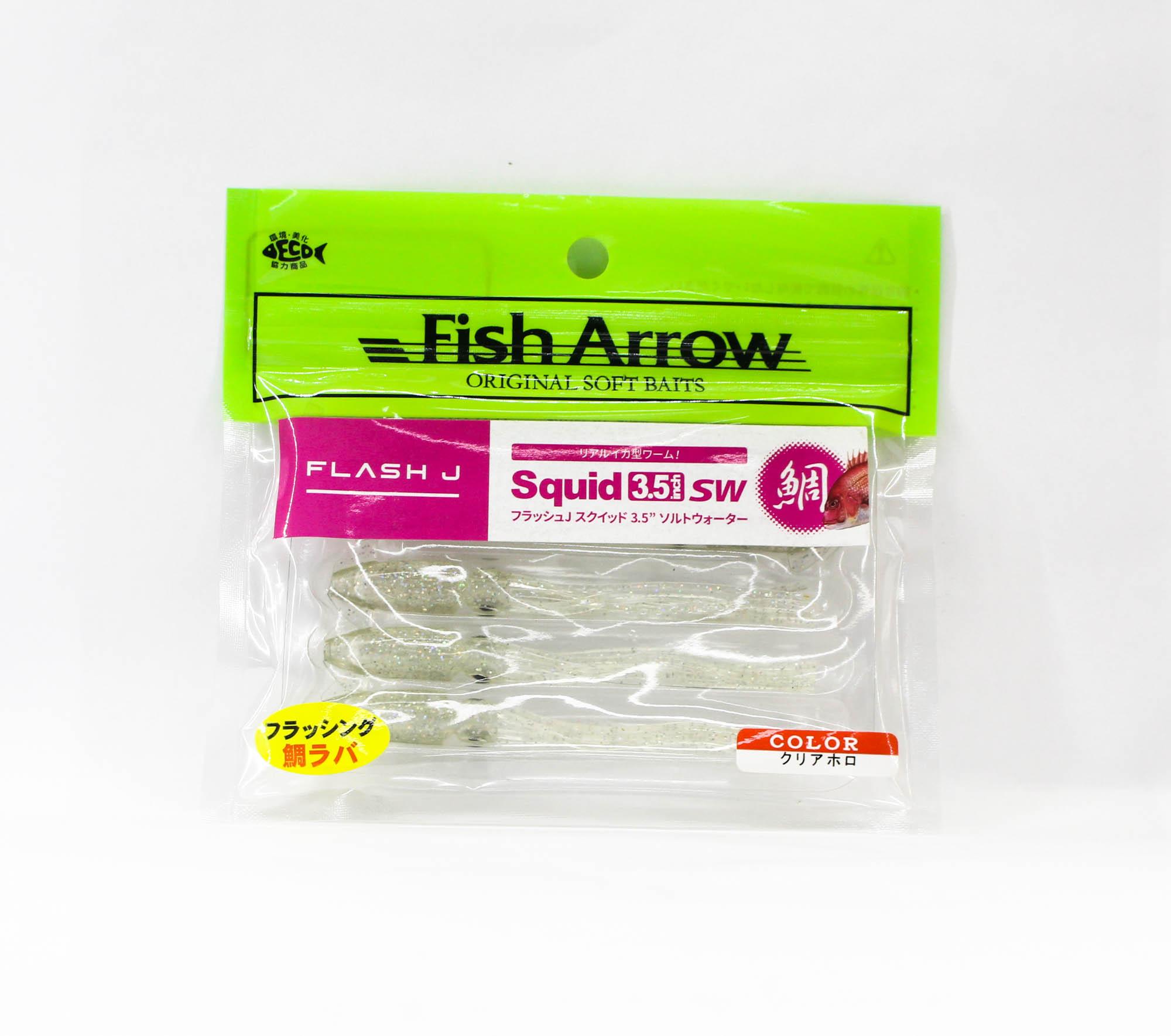 

Fish Arrow Soft Lure Flash J Squid SW 3,5 дюйма 5 штук в упаковці №01 (3661)