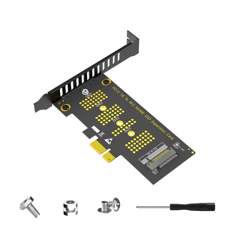 

Nvme Solid Disk to PCIe 1X Converter Board 16Gbps Efficient For M.2 2230 2242 2260 2280 Solid Diks Fast Speed 1