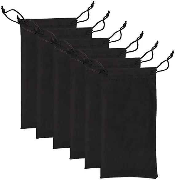50pcs Sunglass Drawstring Pouches - Microfiber Dustproof Eyewear Bags, Lightweight Travel Case for Glasses Storage, Durable Gift
