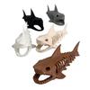 Hai-Skelett-Aquarium-Versteck, schwimmendes Betta-Versteck, 3D-gedruckte Garnelenhöhle für Garnelenbecken, Betta-Fisch-Nano-Aquarium-Dekoration