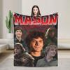 American Mason Thames Actor Blanket Quality Warm Soft  Throw Blanket Winter Travel Office Living Room Novelty Bedspread
