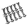 10PCS Lancer Roof Clips MN142343, Roof Moulding Drip Rail Clip MN142343, for Lancer EVO 2002-2016, for Outlander Sport 2011-2016