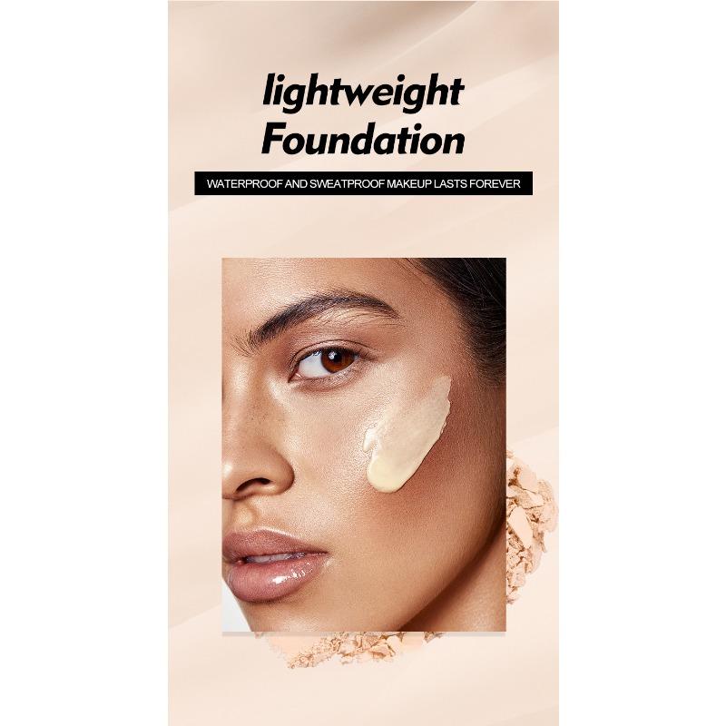 Concealer Foundation Flüssig Wasserdicht Langanhaltend Feuchtigkeitsspendend Setzt sich nicht ab Make-up Ölkontrolle Foundation