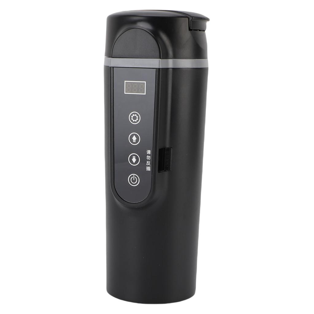 Portable Car Heating Cup 500ML Travel Electric Kettle 12V-24V Portable Water Boiler Heated Cup for